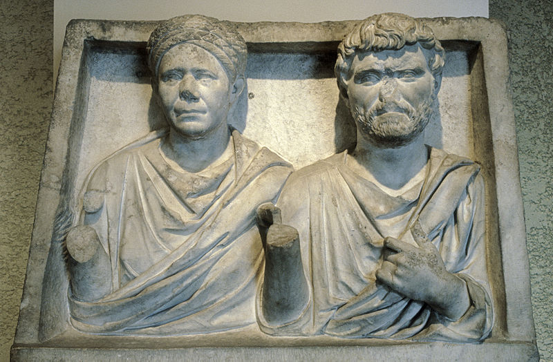 800px-Roman_-_Funerary_Monument_of_a_Husband_and_Wife_-_Walters_2320
